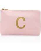 Forever 21 Faux Leather C Initial Clutch - Lyst