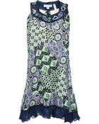 Poupette Sleeveless Printed Uma Dress - Lyst