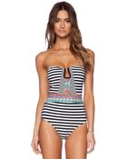 Nanette Lepore Merengue Seductress One Piece Swimsuit - Lyst