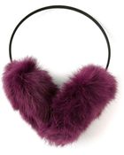 Meteo By Yves Salomon Ear Muffs - Lyst