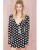 Nasty Gal On The Dot Sequin Dress - Lyst