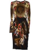 Dolce & Gabbana Kneelength Dress - Lyst