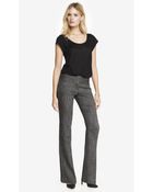Express Herringbone Print Flare Editor Pant - Lyst