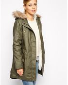Oasis Waxed Parka - Lyst