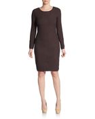 Marc New York By Andrew Marc Ribbed-Knit Sheath Dress - Lyst