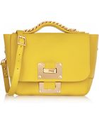 Sophie Hulme Mini Leather Shoulder Bag - Lyst
