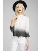 Forever 21 Ombré Dolman Button-Down Blouse - Lyst