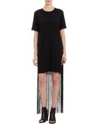 Raquel Allegra Fringed T-Shirt Dress - Lyst
