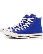 Converse Dark Green Hi Top Trainers - Lyst