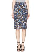 Erdem 'Frida' Floral Blossom Print Pencil Skirt - Lyst