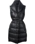 Ermanno Scervino Padded Sleeveless Coat - Lyst