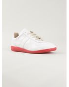 Maison Martin Margiela Geometric Paneled Sneakers - Lyst