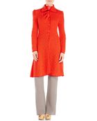 Giorgio Armani Chunky Knit Coat - Lyst