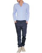 Maison Margiela Cotton Micro Check Shirt - Lyst