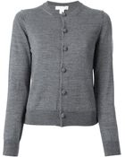 Comme Des Garçons Round Neck Cardigan - Lyst