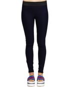 Stella McCartney Zipper-Cuff Pull-On Leggings - Lyst