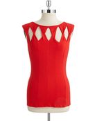 Bailey 44 Open Net Yoke Top - Lyst