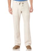 Perry Ellis Linen Drawstring Pants - Lyst