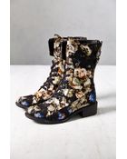 Sam Edelman Darwin Lace-Up Combat Boot - Lyst