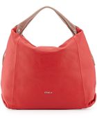 Furla Elisabeth Leather Hobo Bag - Lyst
