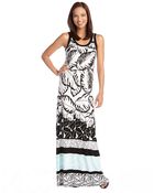 Karen Kane Tribal Printed Maxi Dress - Lyst