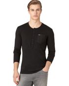 Calvin Klein Jeans Military Henley - Lyst