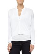 Alexander Wang Snakeskin Lace Cardigan - Lyst