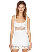 Nasty Gal Lisa Maree Crochet Mini Dress - Lyst