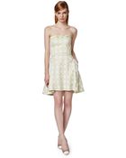 Erin Fetherston Grace Strapless Geo Print Dress - Lyst