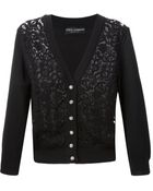 Dolce & Gabbana Lace Cardigan - Lyst