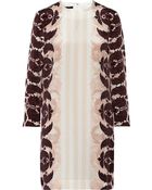 Mother Of Pearl Edie Printed Silk Crepe De Chine Dress - Lyst