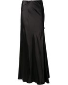 Lanvin Long High Waisted Skirt - Lyst