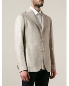 Tagliatore Herringbone Weave Blazer - Lyst
