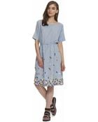 Suno A-Line Tie Dress - Lyst