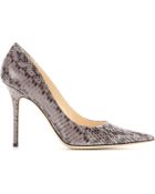 Jimmy Choo Abel Snakeskin Pumps - Lyst