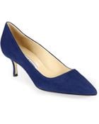 Manolo Blahnik Bb Suede Pumps - Lyst