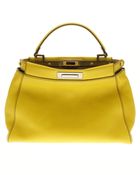 Fendi Borsa in Pelle Medium Size Peekaboo - Lyst
