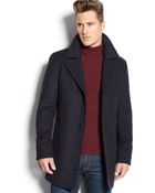 Michael Kors Michael Cashmere-Blend Slim-Fit Overcoat - Lyst