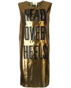 Lanvin Metallic Dress - Lyst