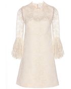 Saint Laurent Lace Dress - Lyst