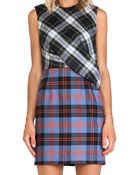 McQ by Alexander McQueen Drape Top Dress - Lyst