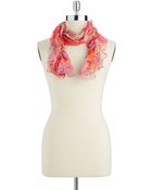 Lauren by Ralph Lauren Paisley Ruffled Scarf - Lyst