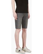 Levi's Grey Denim Cut_off 511 Slim Shorts - Lyst