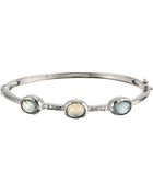 Judith Jack Blue Sky Color Tri-stone Bangle Bracelet - Lyst
