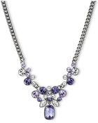 Givenchy Tanzanite Crystal Cluster Pendant Necklace - Lyst