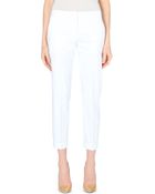 Tory Burch Aubrie Cropped Stretch-cotton Trousers - Lyst