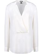 Theory Blouse - Lyst