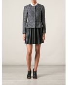 RED Valentino Patterned Peplum Jacket - Lyst