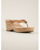 Tory Burch Wedge Sandals - Lyst