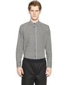 Marni Check Printed Cotton Poplin Shirt - Lyst